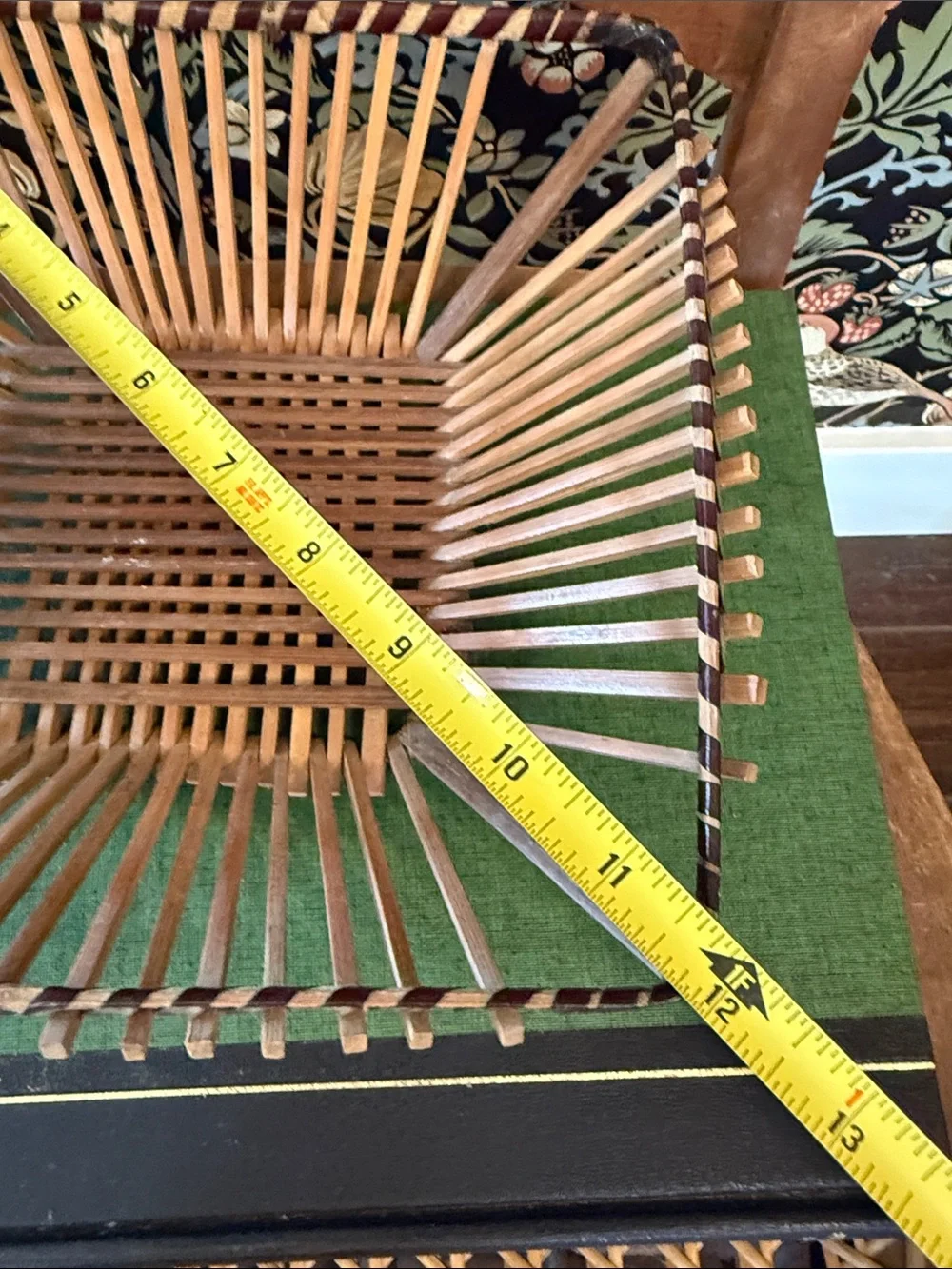 Vintage Armbee Mid Century Modern Bamboo Basket